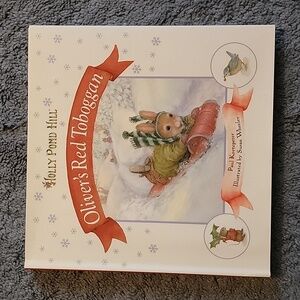 Oliver's Red Toboggan, Children's Hardback Book. By Holly Pond Hill. New.